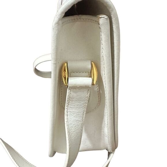 Gucci white Gg coated canvas crossbody shoulder bag - Picture 7 of 16